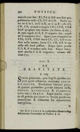 Cap. X. De Gravitate