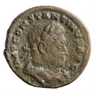 Münze, Follis, Aes 2, 313 - 315 n. Chr.