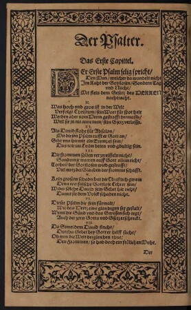 Der Psalter.
