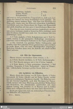 119. Lackieren von Etiketten