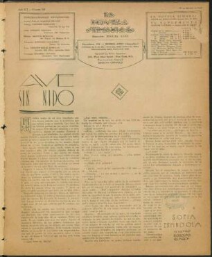 1928012540: Ave sin nido