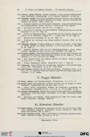 X. Prager Künstler (Nr. 1179-1183)