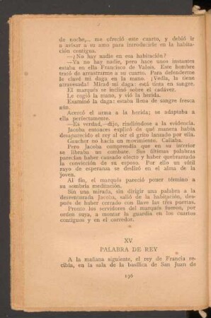 XIV - Palabra de rey