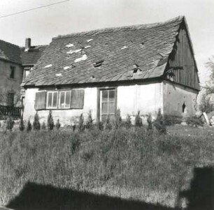 Colditz-Hohnbach, Geithainer Straße 34. Wohnhaus (M. 19. Jh.). Straßenansicht