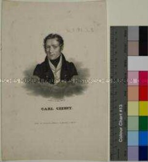 Porträt des Komponisten, Klavierpädagogen und Pianisten Carl Czerny