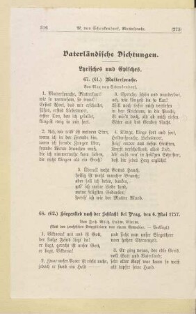 Vaterländische Dichtungen