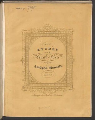 Douze études caractéristiques de concert pour le pianoforte, oeuvre 2, 1. 31 S.