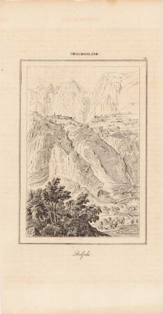 Delphi: Bergpanorama