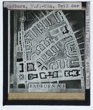 Radburn (Siedlung) : Lageplan