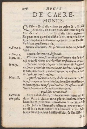 De Caeremoniis.