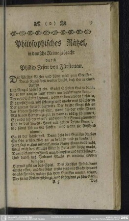 Philosophisches Rätzel