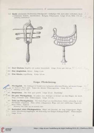 Einiges Pferderüstzeug (Nr. 566-574)
