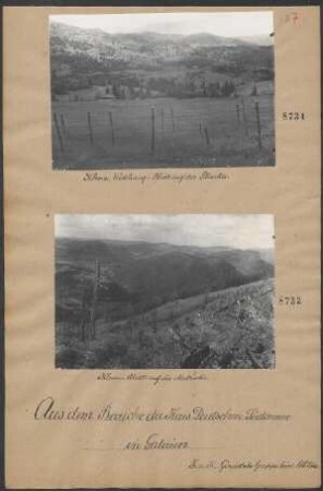 Klewa, Westhang: Blick auf die Pliscka