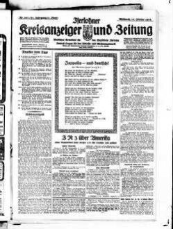 Iserlohner Kreisanzeiger und Zeitung. 1898-1949