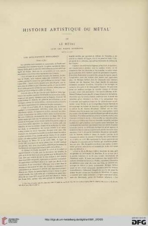 7: Histoire artistique du métal, [2]