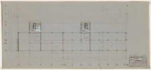 Geschäftshaus Knesebeckstraße/Kurfürstendamm, Berlin-Charlottenburg: 1. Bauabschnitt: Grundriss 3.OG 1:100