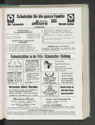 Rentenzahlung für den Monat Mai 1975