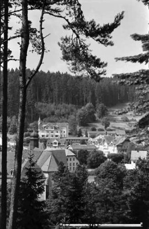 Friedenweiler: Blick vom Kalvarienberg auf Friedenweiler