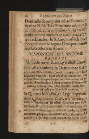 Responsorium S. Antonii Paduani.
