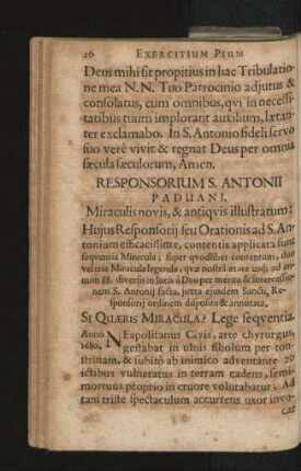 Responsorium S. Antonii Paduani.
