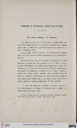 34: Ricerche di topografia medievale di Roma