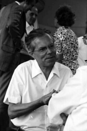 26. Tagung 1976 Physiker; Aufbruch zur Mainau: Porträt Rudolf L. Mößbauer