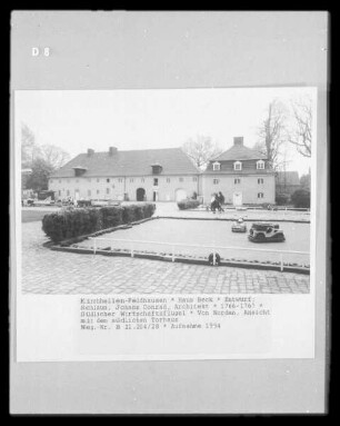 Haus Beck — Wirtschaftsflügel