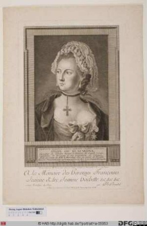 Bildnis Charles-Geneviève-Louise-Auguste-André-Timothée, chevalier d'Éon de Beaumont