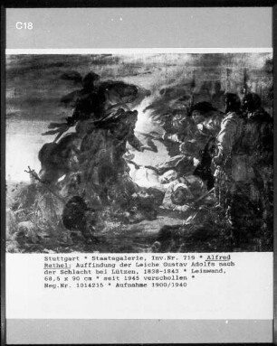 Auffindung der Leiche Gustav Adolfs nach der Schlacht bei Lützen