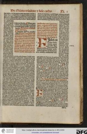 Fidei catholice fundamento preter quid teste apostolo nemo potest aliud ponere firmiter inherentes...