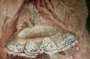 Hofgesellschaft auf einem Maskenball