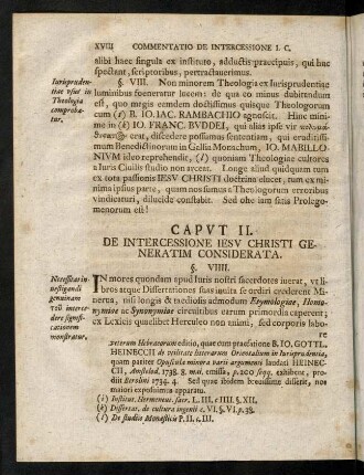 XVIII-XXVIII, § VIIII - XVII