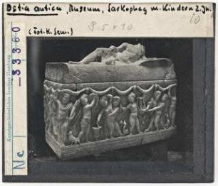 Ostia Antiqua, Museum: Sarkophag mit Kindern. 2. Jhd.