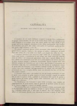 Generalita Intorno Agli Insetti Ed Al Coleotteri