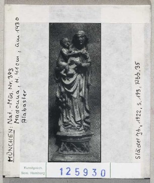 München: Bayerisches Nationalmuseum, Madonna (Nr. 393)