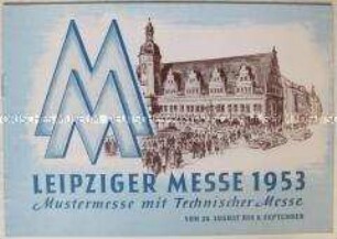 Werbe- und Informationsschrift zur Leipziger Herbstmesse 1953