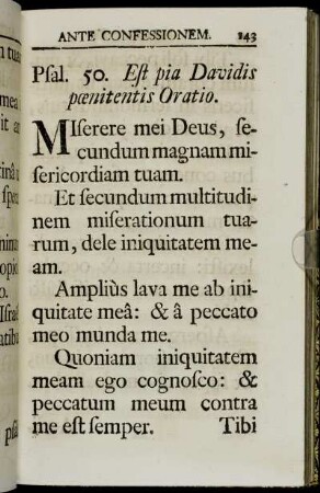 [Psalmus Miserere meis Deus. &c.] - Orationes ante Communionem.