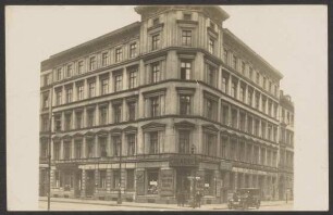 Ansichtskarte Gebäude an der Wassertorstraße, Ecke Brandenburgstraße