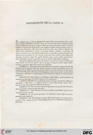 Distribuzione della parte II