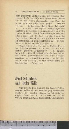 12. Paul Scheerbart und Peter Hille