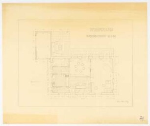 Wohnhaus: Grundriss EG M 1:50