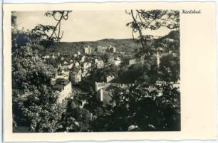 Karlsbad. Blick auf Karlsbad mit Hotel Imperial