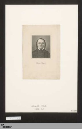 [Bildnis Carl Barth]