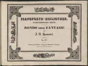 Rondo oder Fantasie : op. 19
