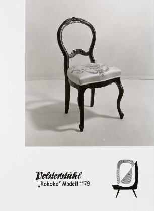 Polsterstuhl "Rokoko" (Modell 1179)