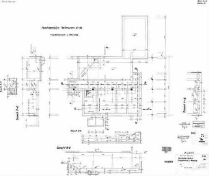 Göppingen: Trafostation und Heizung Bauteil 3 Fundamentplan