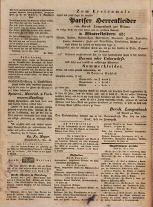 Nürnberger Zeitung. 11,1/6, 11,1/6. 1844