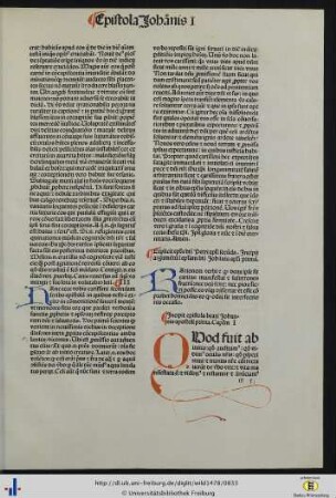 Epistola beati Johannis apostoli prima