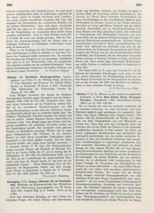 389 [Rezension] Beiträge zur Hessischen Kirchengeschichte ; IX. Band, 2. Heft