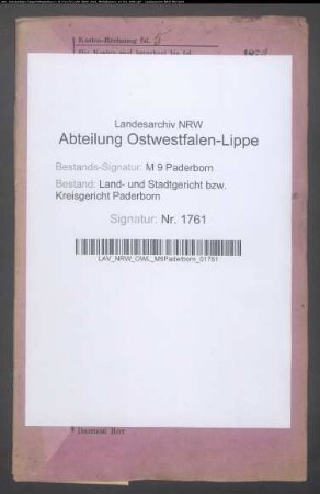 Erblasser: Freckmann, Heinrich:
